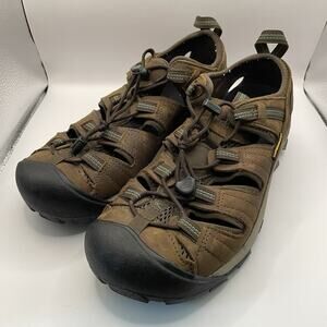 Keen Arroyo II Waterproof Brown Leather Hiking Sandals Men’s Size 9.5 1002427